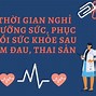 Cách Tính Tiền Trợ Cấp Nghỉ Dưỡng Sức Sau Sinh