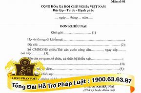 Mẫu Đơn Viết Tranh Chấp Đất Đai